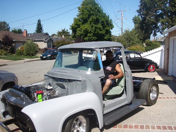 The man and his truck.