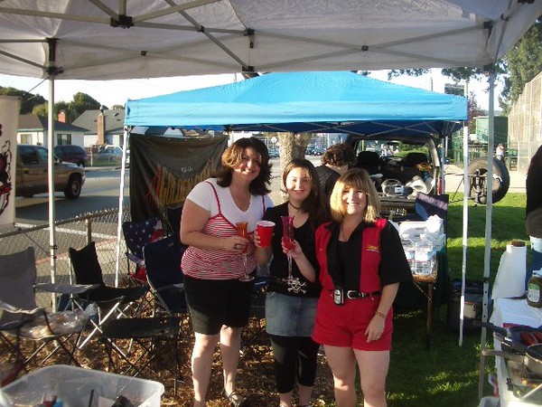 Sally and Deanna arrive to help out.