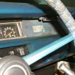 Base line steering wheel, factory tach, radio delete.