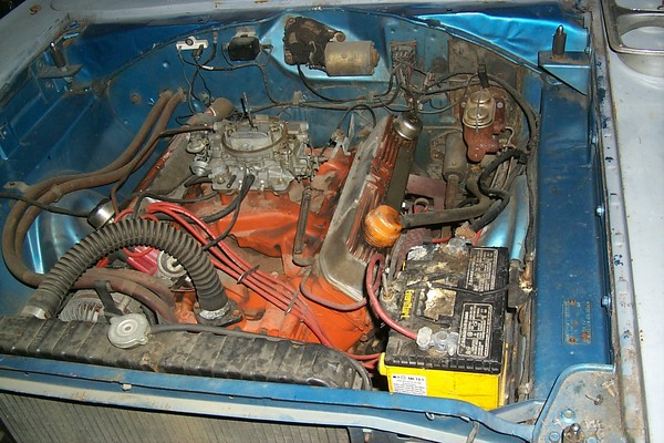 This is a '70 big rod 4V 4 speed motor. The trans and Dana are the originals, but the original motor is long gone.