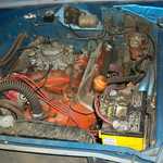 This is a '70 big rod 4V 4 speed motor. The trans and Dana are the originals, but the original motor is long gone.