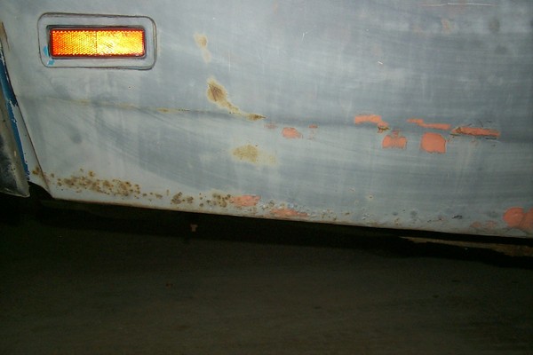 Passenger's side lower quarter