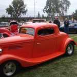 Here comes the Golden Gate Street Machines car club.