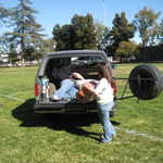 Saturday afternnon and we are getting ready for the MPM preshow BBQ.