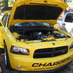 Gary and his Daytona Charger win an MPM award.