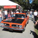 Another MPM award winner in his wild Slant Six Nitrous powered Plymouth.