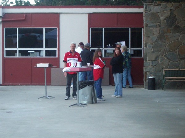 Joe and Kathy our MPM VP's get to the show early.