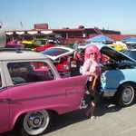 It's Miss Pinky, hide your hairspray!
