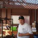 Our favorite auto mechanic Tony was a giant help in the food prep, and cooking today.