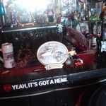Sally's award finds a spot on the MPM bar.