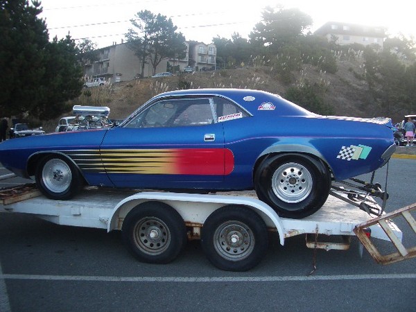 One cool Challenger race car.