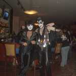 Back at the bar for some partying with KISS.