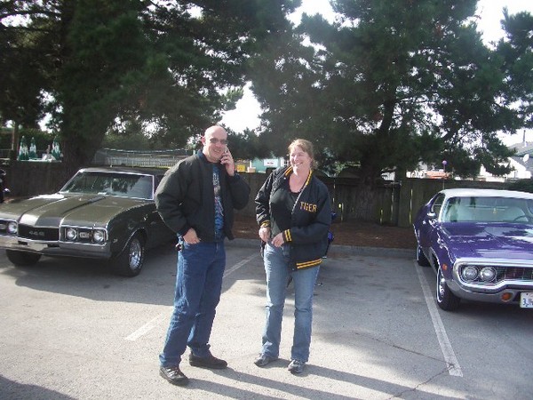 Dave and his new riding partner Nancy.