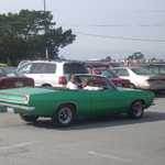 Here come some unexpected Mopar enthusists.