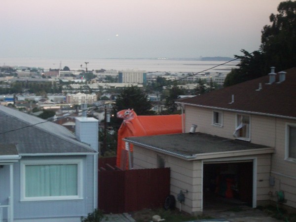 My neighbor gets a new additon to their home. LOL!