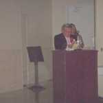 Hank Marchi gets the event off to a great start.