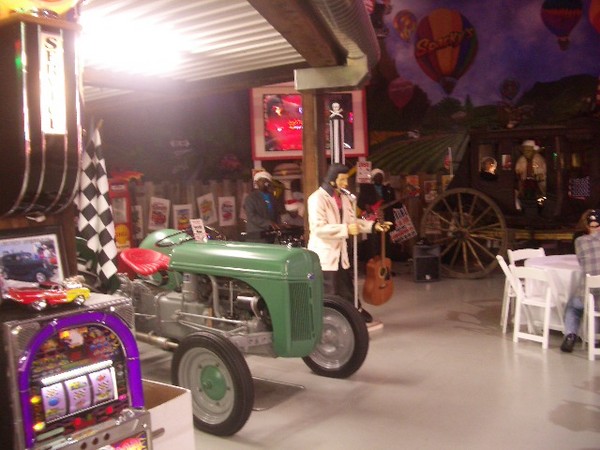 Elvis and a tractor, now that is unusual!