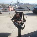Deanna is just hanging around enjoying the nice weather.