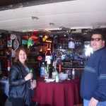 Ben and Phyllis enjoy some MPM refreshments.
