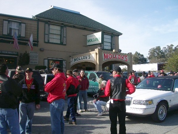The Clampers celebrate  Emperor Norton's anniversary of his death at Old Molloy's Tavern in Colma, Ca.