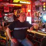 Moparts member TESLA HV (Monty) visits the MPM clubhouse.