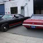 Cindy arrives with her 1969 Camaro.