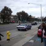 Just take a classic car out and other will find you as did this passing challenger.