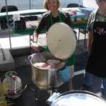 It's a St.Paddy's party at the Hot Rod shop and the Guisti's cook up the corned beef.  March 10th, 2007