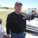 Mark Marx takes some time off from working on my roadrunner to help support Derrick and his family.