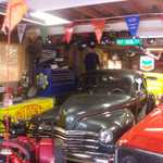 Now we can see inside that cool garage.