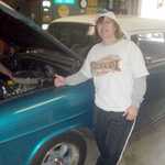 The birthday girl "Superbird Joann" likes this tubbed chevy.