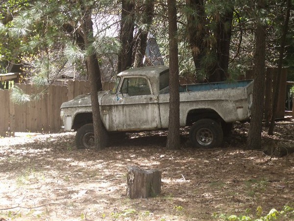 One poor old lost Dodge slowly wastes away.