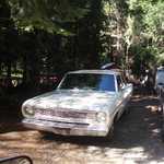 I spot another old Mopar on the way out.