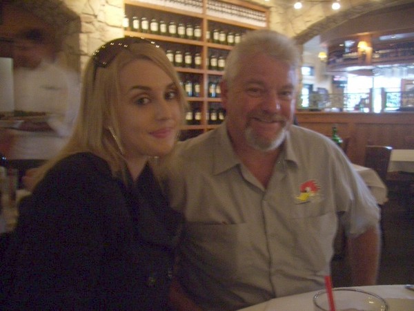 Caitlin and dear old Dad.