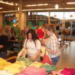 Nothing like a little shopping after a big meal.