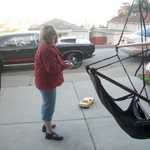 Cindy takes the Superbird for a spin.