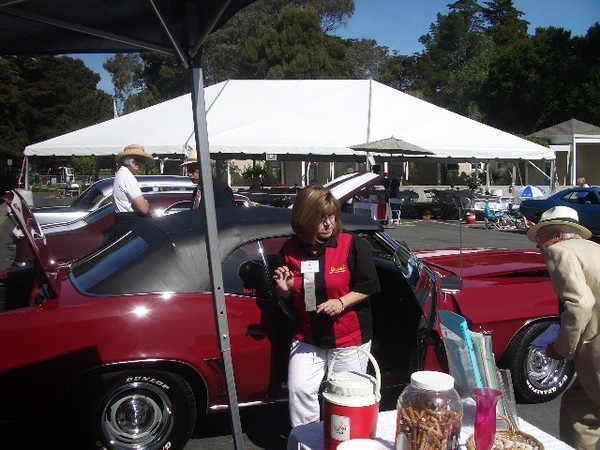 Cindy works very hard to make that Camaro a winner.