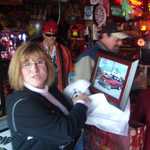 What a nice gift Cindy gets from Joann.