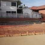 Of course the days we are here the pool is under construction.