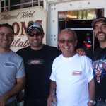 The Caccia family all came up for the show.