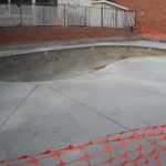 The pool is still not done!