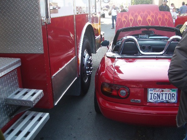 Careful with that firetruck buddy!