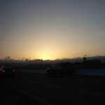 Nice sunset as we head home.
