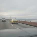We catch up to Ricky and his 1970 440-6 Charger on the bridge.