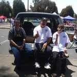Looks like my Bronco makes a good bench for Don and his son.