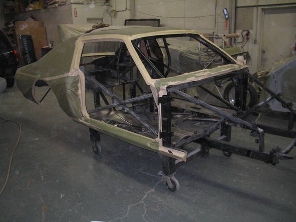 It has been updated[added tubing] to currently certify for 7.50 ET�s. The car was stripped of all components, and a 80 tailpanel was installed, so the tail-lites install correctly. All the chassis and components have been refinished to as-new condition. It currently has a 504cid hemi, 727, and it�s original magnesium Dana60 rear
