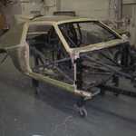 It has been updated[added tubing] to currently certify for 7.50 ET�s. The car was stripped of all components, and a 80 tailpanel was installed, so the tail-lites install correctly. All the chassis and components have been refinished to as-new condition. It currently has a 504cid hemi, 727, and it�s original magnesium Dana60 rear