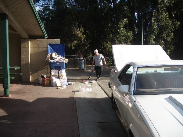 7:00 AM and time to get the place cleaned up.