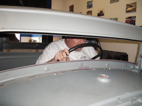 Man you need a can opener to get him out of there!