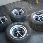 Off come the old wheels.